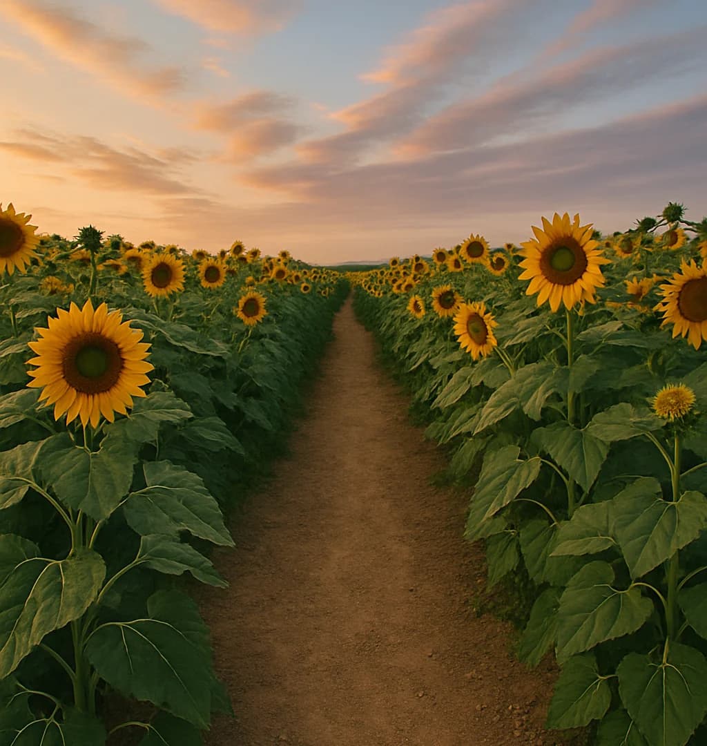 Sunflower path